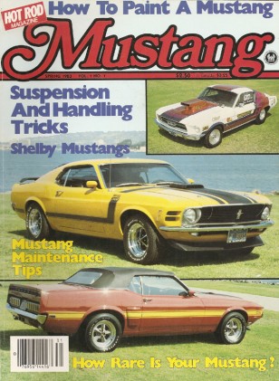 MUSTANG by HOT ROD 1983 SPRING V1 #1 - SHEBLY S'TANGS